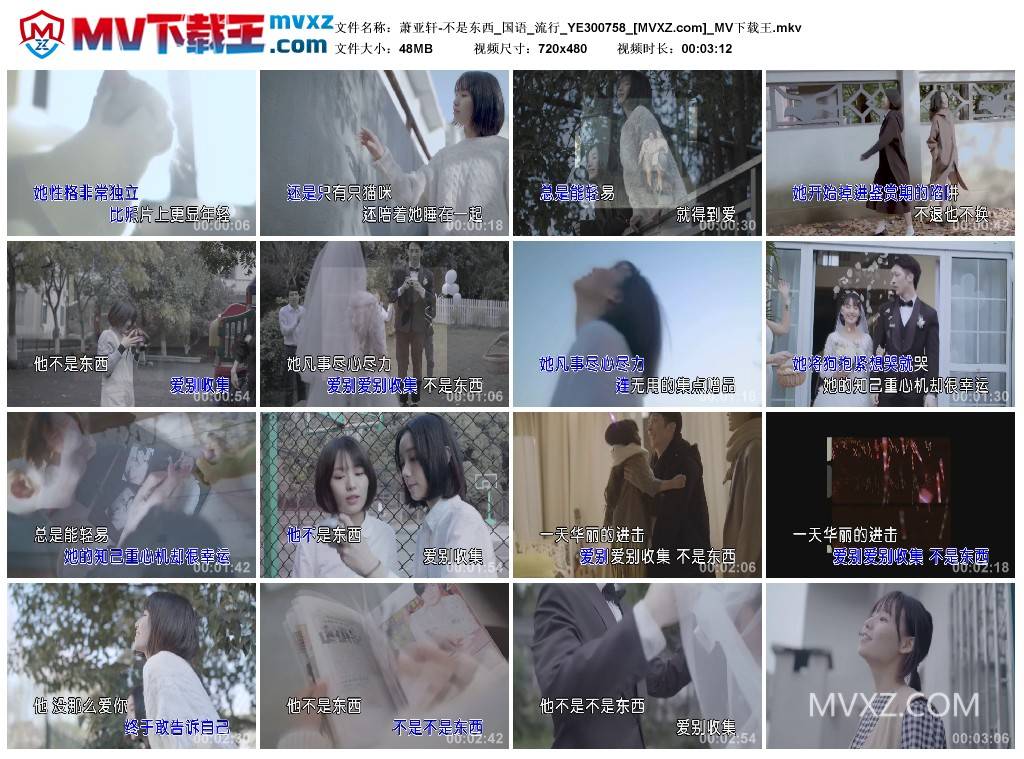 萧亚轩-不是东西_国语_流行_YE300758